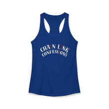 Load image into Gallery viewer, Chain Link Confessions Tank Top Women's Ideal Racerback Tank