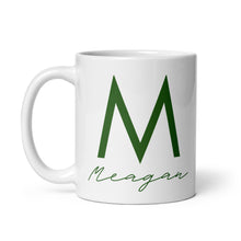 Cargar imagen en el visor de la galería, MEAGAN White glossy mug