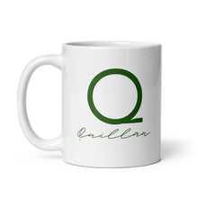 Load image into Gallery viewer, QUILLAN White glossy mug