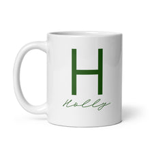 Cargar imagen en el visor de la galería, HOLLY White glossy mug