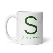 Load image into Gallery viewer, SUSAN White glossy mug