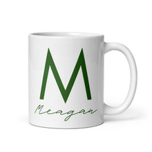 Cargar imagen en el visor de la galería, MEAGAN White glossy mug