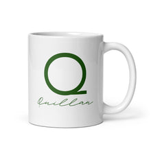 Load image into Gallery viewer, QUILLAN White glossy mug