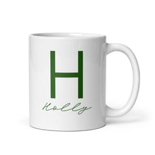 Cargar imagen en el visor de la galería, HOLLY White glossy mug