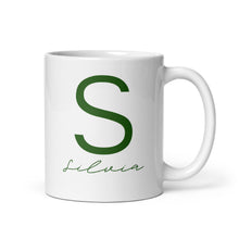 Load image into Gallery viewer, SILVIA White glossy mug