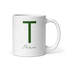 Load image into Gallery viewer, TERI White glossy mug