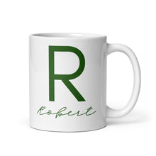 Load image into Gallery viewer, ROBERT White glossy mug