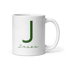Cargar imagen en el visor de la galería, JASON White glossy mug