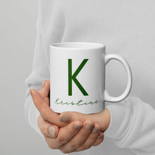 Cargar imagen en el visor de la galería, Kristine White glossy mug