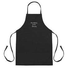 Cargar imagen en el visor de la galería, This Kitchen Is For Dancing Embroidered Apron