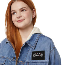 Cargar imagen en el visor de la galería, Chain Link Confessions Iron-On Patch — Black Retro Logo Patch for Jackets &amp; Denim
