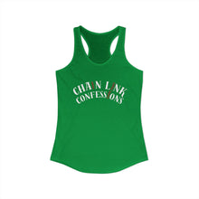 Load image into Gallery viewer, Chain Link Confessions Tank Top Women's Ideal Racerback Tank
