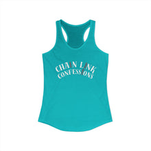 Load image into Gallery viewer, Chain Link Confessions Tank Top Women's Ideal Racerback Tank
