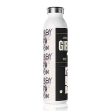 Cargar imagen en el visor de la galería, Gibby Tron Band Slim Water Bottle – Retro Band Poster Design

