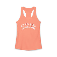 Load image into Gallery viewer, Chain Link Confessions Tank Top Women's Ideal Racerback Tank
