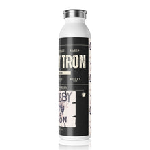 Cargar imagen en el visor de la galería, Gibby Tron Band Slim Water Bottle – Retro Band Poster Design
