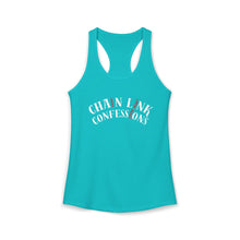 Load image into Gallery viewer, Chain Link Confessions Tank Top Women's Ideal Racerback Tank
