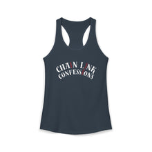 Load image into Gallery viewer, Chain Link Confessions Tank Top Women's Ideal Racerback Tank
