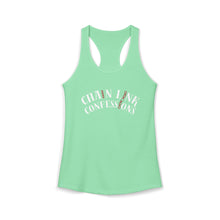 Load image into Gallery viewer, Chain Link Confessions Tank Top Women's Ideal Racerback Tank
