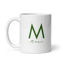 Load image into Gallery viewer, MARI White glossy mug
