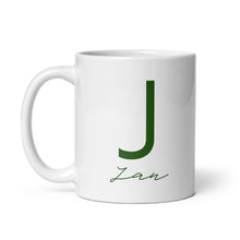 Cargar imagen en el visor de la galería, JAN White glossy mug
