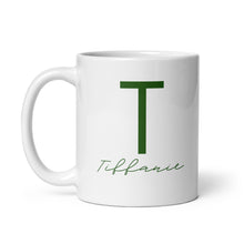 Load image into Gallery viewer, TIFFANIE White glossy mug
