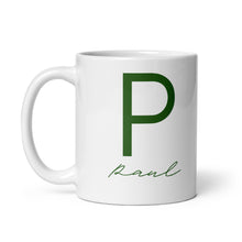 Cargar imagen en el visor de la galería, PAUL White glossy mug
