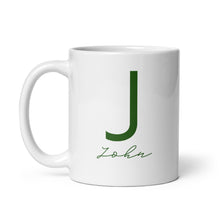Load image into Gallery viewer, JOHN White glossy mug
