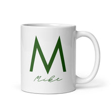 Cargar imagen en el visor de la galería, MIKE White glossy mug

