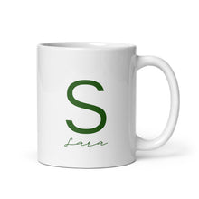 Load image into Gallery viewer, SARA White glossy mug
