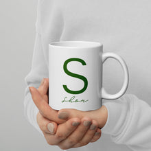 Load image into Gallery viewer, Shon White glossy mug

