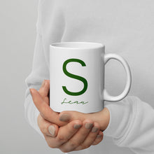 Cargar imagen en el visor de la galería, Sean White glossy mug
