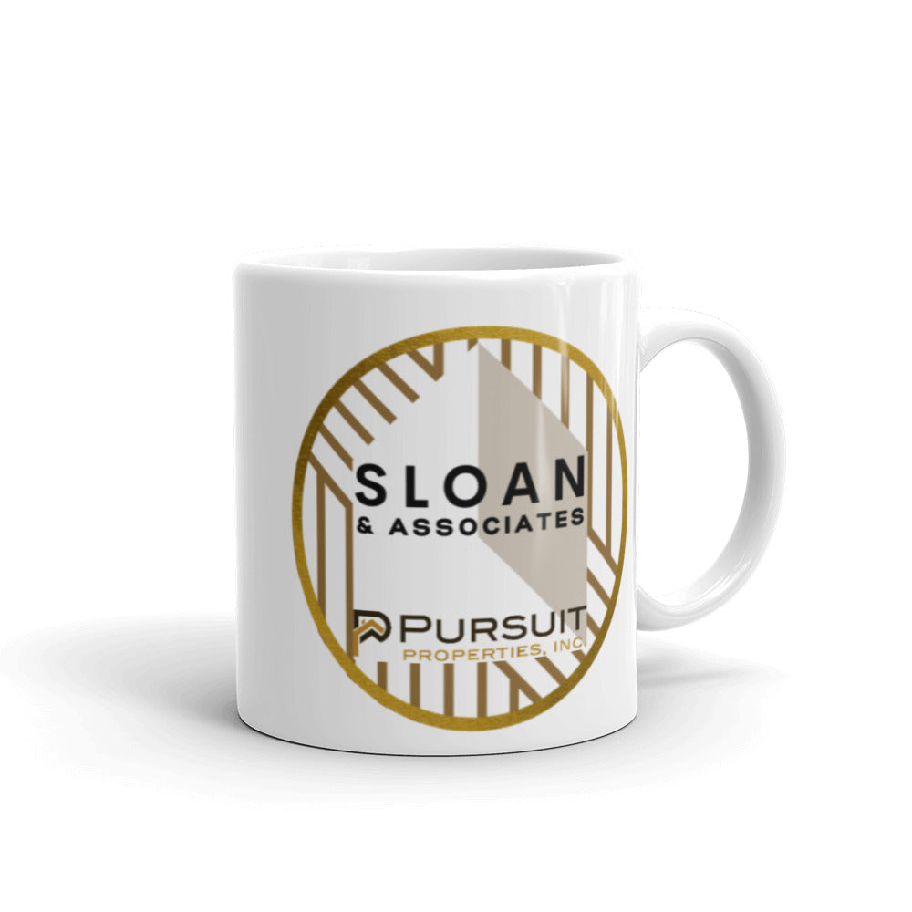 Sloan New White glossy mug