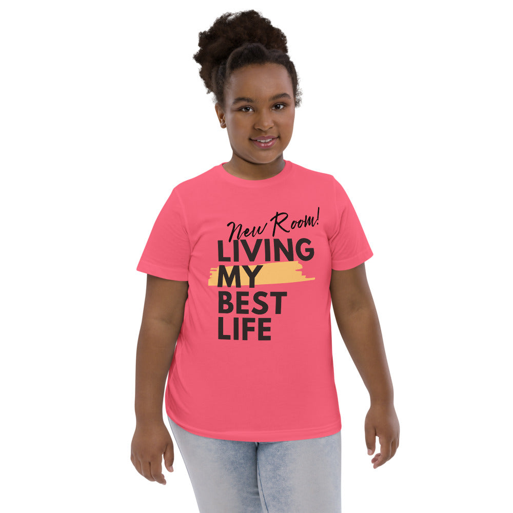 New Room Living My Best Life Kids Tshirt